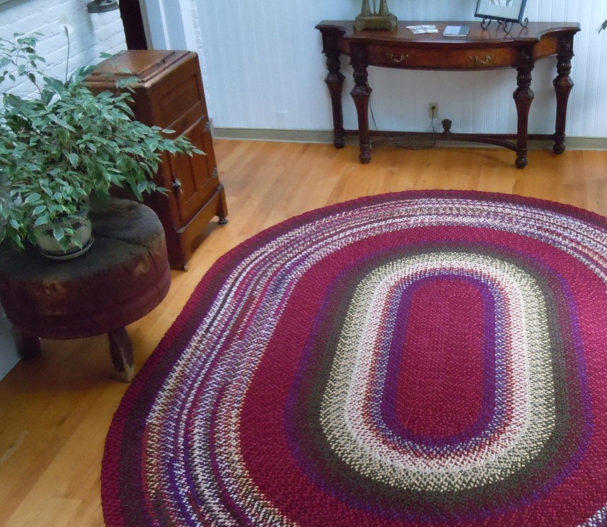 large braided rug