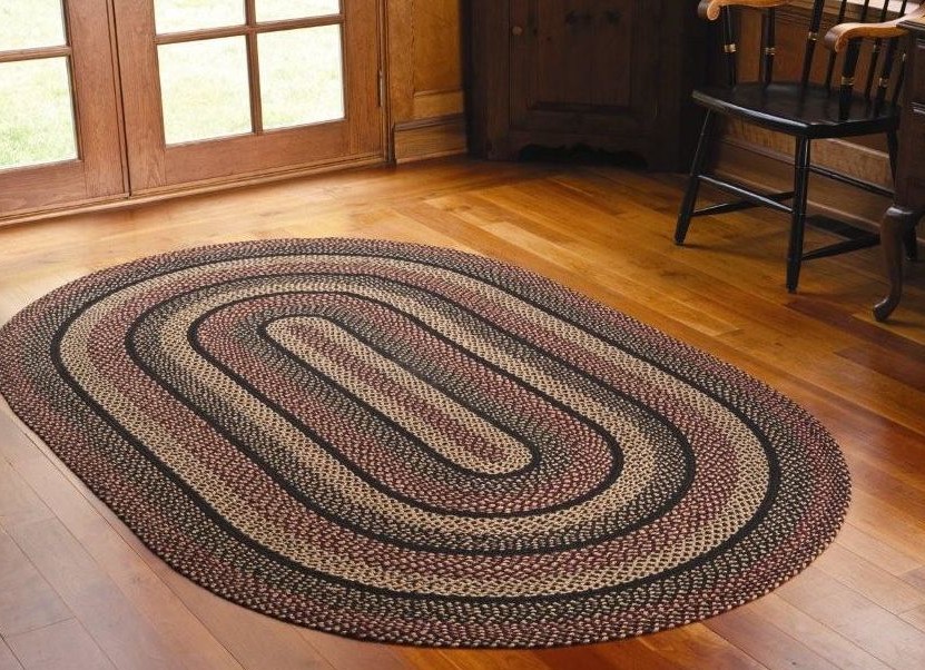 country braided rugs